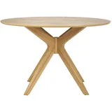 Runder Design-Esstisch aus Eiche D120 cm DIELLI