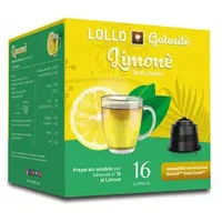 Lollo Golositè Getränkekapseln Limoné, kompatibel mit Dolce Gusto, 16 Kapseln