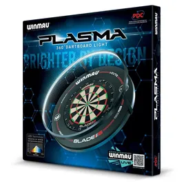 WINMAU Dartboard-Beleuchtung Bundle Plasma + Surround Schwarz 4305