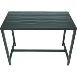 Mendler Stehtisch HWC-P91, Gartentisch Bartisch Tisch, Outdoor Metall 105x130x65cm - grün