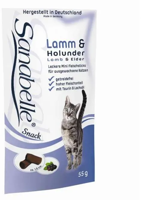 Sanabelle Snack mit Lamm & Holunder 55g