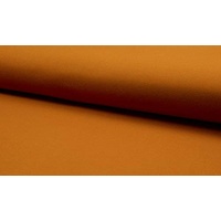 Bio Jersey Stoff in unifarben Ocker als Meterware zum Nähen, 50 cm