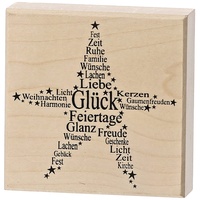 Rayher Stempel Holz "Stern", 7 x 7 cm, Holzstempel Weihnachten, zum Gestalten von Karten, Umschlägen, Geschenken, Butterer Stempel, 2802800