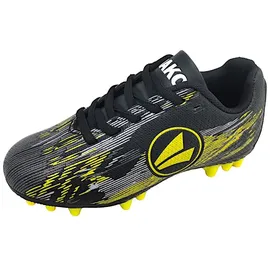 Jako J-SFG Stepover Fussballschuh, Jet Black Neon Yellow, 39 EU
