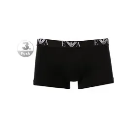 Emporio Armani Basic Boxershorts schwarz S 3er Pack