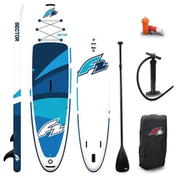 F2 Stand Up Paddle 350cm SECTOR white blue/royal blue rund 11,5"