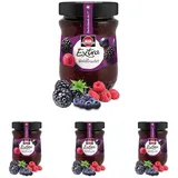 Schwartau Extra Waldfrucht, Konfitüre, 340g (Packung mit 4)