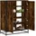 vidaXL Schuhschrank Räuchereiche 75 x 97,5 x 38 cm braun
