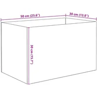 vidaXL Aquarium 45 l Zubehör Transparent