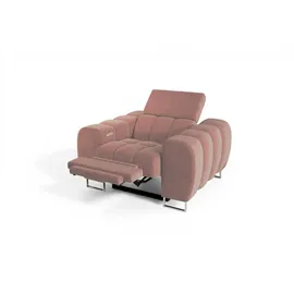 Fun Möbel Sessel Bastien Relax Stoff 72 x 71 x 70 cm Rosa elektrisch