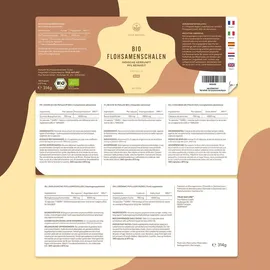 True Nature True Nature® Bio Flohsamenschalen Kapseln - Vegan - Made in Germany 360 St