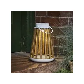 Star Trading LED-Solartischleuchte Catania beige