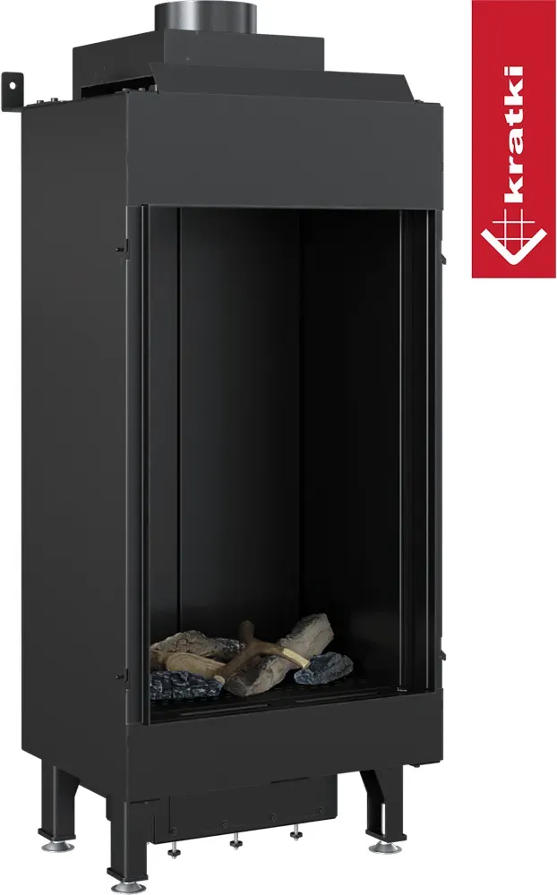 Gaskamin KRATKI LEO 68 Vorderseite Propan Ø 100/150 3,8 kW