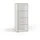 Vicco Bücherregal Tetrix 40 x 100 x 30 cm Weiß