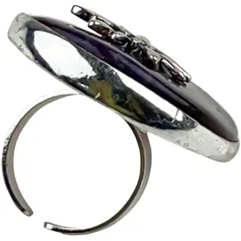 Allgäu Rebell Eva lila Fingerringe, Damen, Messing, Fingerring