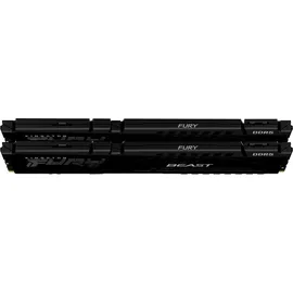 Kingston FURY Beast DDR5 6400MT/s 32GB Kit (2x16GB) CL32 Schwarz KF564C32BBEK2-32