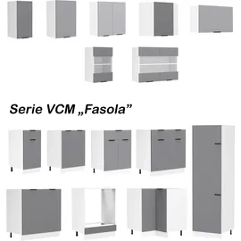 VCM Eckschrank Hängeschrank 57 x 57 x 60 cm Weiß