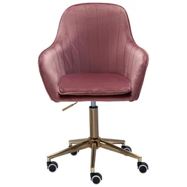 Möbel Boss Drehstuhl Textil Rosa