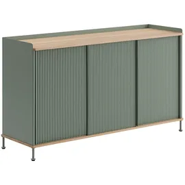 Muuto Enfold Sideboard 148 x 85 cm Eiche geölt / dusty green