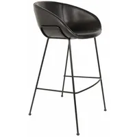 ZUIVER Feston Barhocker, höhe 76 cm, schwarz
