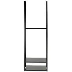 Kaminholzregal WESTMANN "Porthos", schwarz, B:40cm H:120cm T:20cm, Metall, Stahl, Kaminholzlager, schwarz, BxTxH: 40x20x120cm