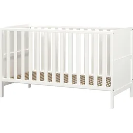 Germania Kinderbett 7001-84 GW-Alkmaar, in Weiß, mitwachsend, auf Sicherheit geprüft, 145 x 86 x 76 cm (BxHxT)