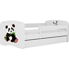 raumhirsch furniture Kinderbett Panda 80 x 180 cm Holzwerkstoff weiß