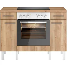 OPTIFIT Küchenzeile Lilly 120 cm braun