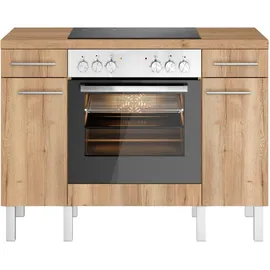 OPTIFIT Küchenzeile Lilly 120 cm braun