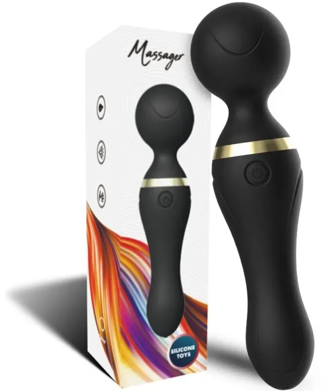 ARMONY - FREEZA MASSAGER & VIBRATOR SUPER FLEXIBLER KOPF SCHWARZ