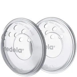Medela Breast Shells - BPA-Free, Made from Soft Silicone, with Breathable Ventilation Holes, Includes 2 Shells
