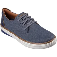 SKECHERS Herren Hyland Ratner Platform, Marineblaues Leinwand, 41 EU