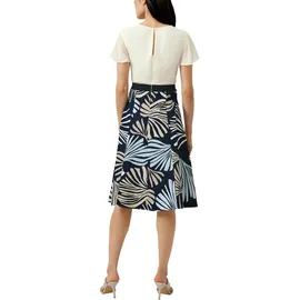 s.Oliver Midikleid Floral Blau 46