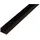 GAH Alberts Winkelprofil ungleichschenklig Kunststoff 20 mm x 25 mm x 1.000 mm Schwarz