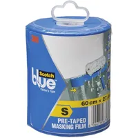 Scotch BlueTM Abdeckfolie mit Abroller transparent 60,9 cm x