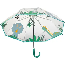 Sterntaler 9692423 Regenschirm DINO Rexi transparent,