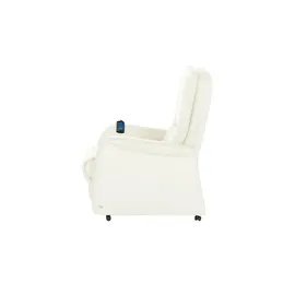 HIMOLLA Fernsehsessel 7568 Leder 77 x 110 x 93 cm Creme elektrisch