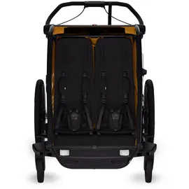 Thule Chariot Sport 2 Double Kinderanhänger (Größe One Size, gelb)