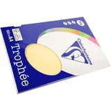 Clairefontaine Kopierpapier Trophée 4106C, A4, 80g, chamois, 100 Blatt