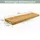 deluke Wandregal 70 x 22 x 4 cm Braun