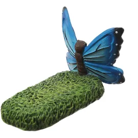 MARELIDA Blumentopffüße Schmetterling 3er Set onesize Blau