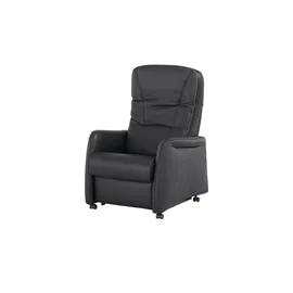 Hukla Relaxsessel Tobias Leder 75 x 102 x 88 cm Schwarz elektrisch