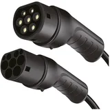 Logilink Elektroauto-Ladekabel Typ 2 5 m