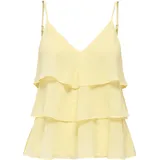 Only Onllinn Life Flounce Singlet Gelb XL