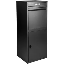 Paketbriefkasten mit Paketsafe schwarz