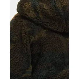 Brandit Textil Teddy Jacke Red / Black XL