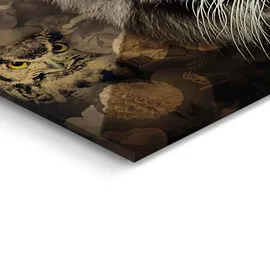 Reinders! Glasbild AUTUMN Tiger (BHT 70x50x2 cm) - BHT 70x50x2 cm