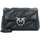 PINKO Love Puff Classic Umhängetasche Leder Grau/Black/Silver