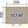 Weka Gartenhaus 209 2,5 x 2 m graphitgrau