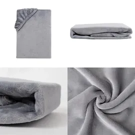 Carpe Sonno Spannbettlaken Cashmere-Touch 90 x 200 - 100 x 200 - 140 x 200 - 180 x 200 - 200 x 200 cm grau
